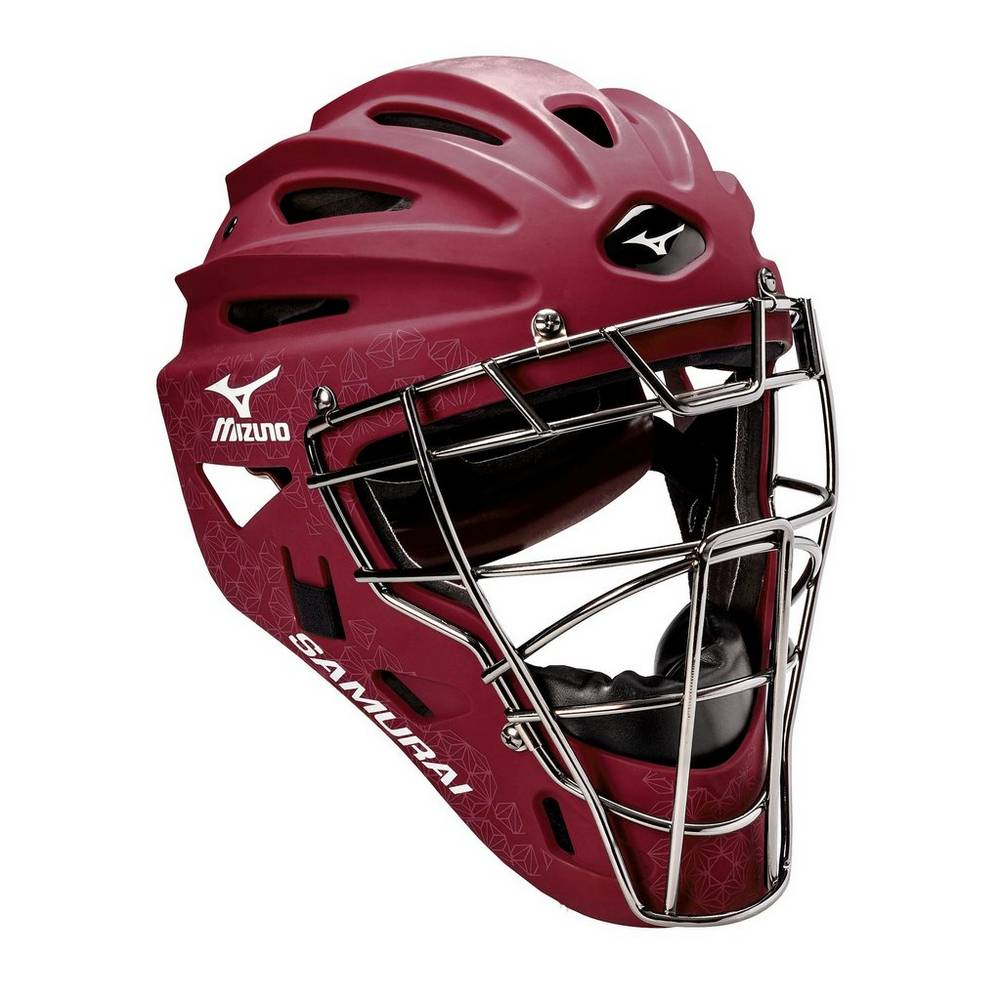 Mizuno Samurai Fastpitch - G4 - Bayan Kask - Bordo Türkiye (SJDKPM-731)